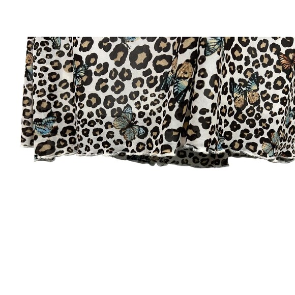 Rue+ Y2K Mini Slip Dress  Womens Size 3X  Whimsigoth Animal & Butterfly Print - Picture 4 of 6